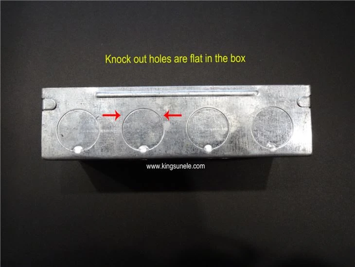 Double Gang Electrical Iron Box